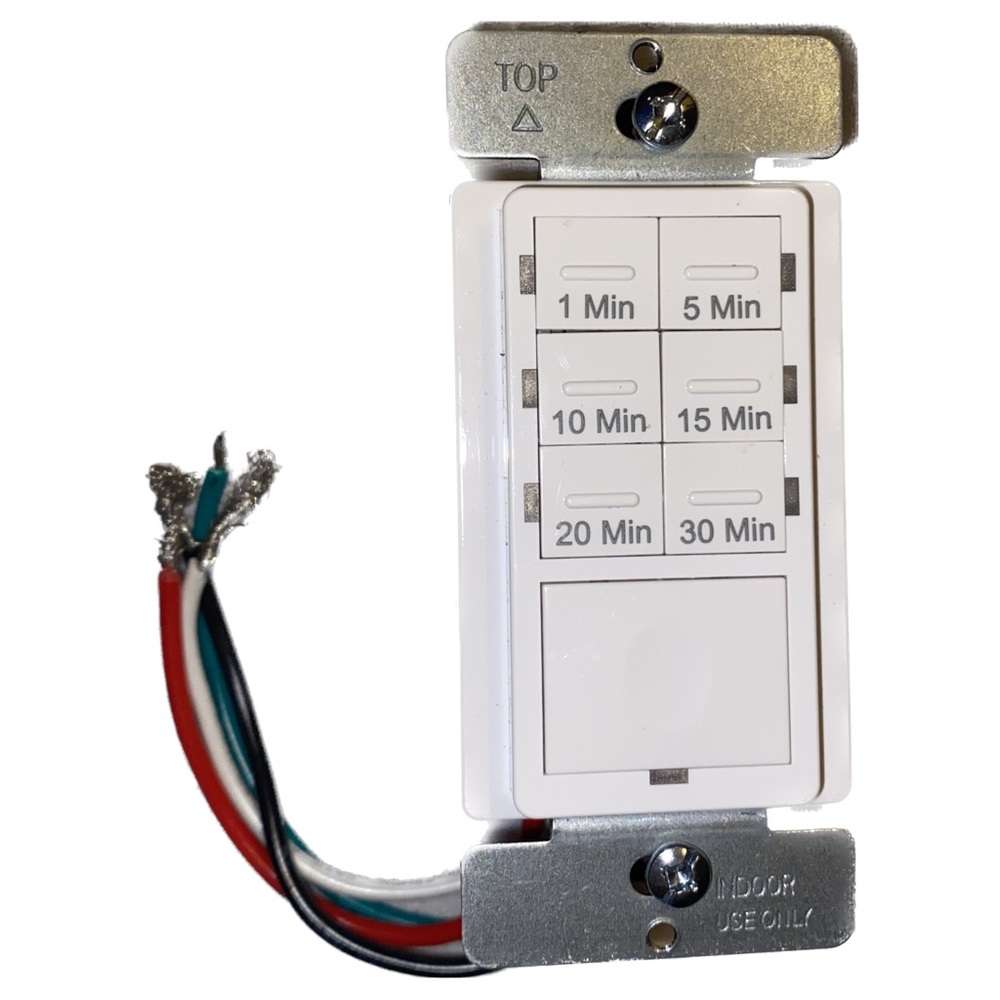 Enerlites HET06A-R Preset In-Wall Countdown Timer Switch 120VAC 60Hz 800W